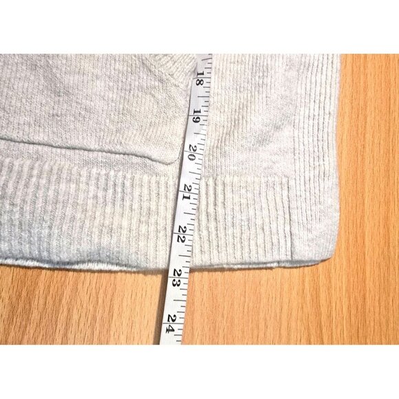 Loft Sweater XS White Casual Basics Capsule Wardrobe Kangaroo Pocket Turtle Neck - Picture 7 of 13